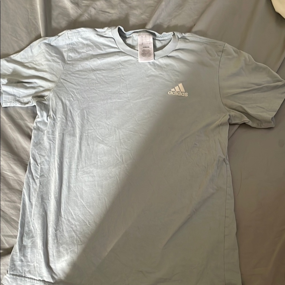 Adidas Blue Short Sleeve Tee Classic Design